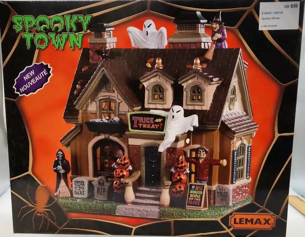 Lemax Spooky Town SPOOKY WINNER #95455 Best Decorated House New